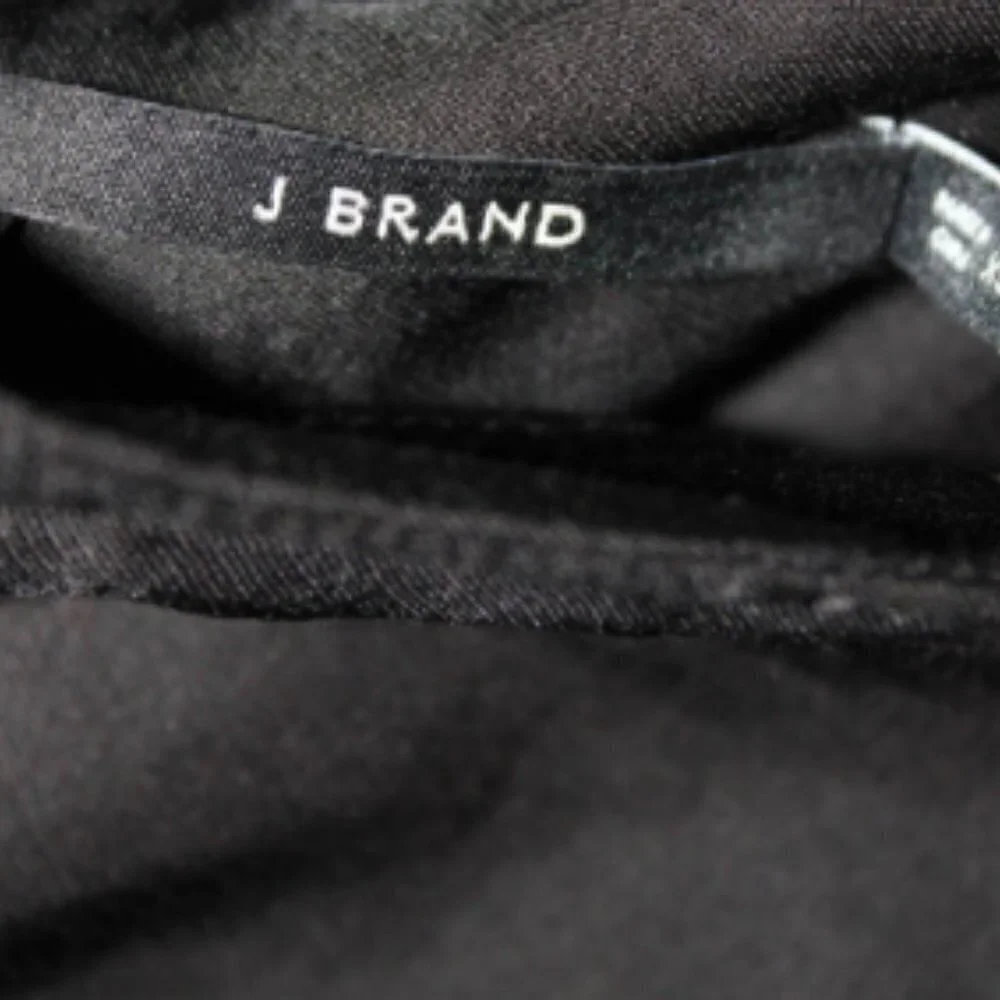 J Brand Button Down Pajama Shirt Black size XS MINT
